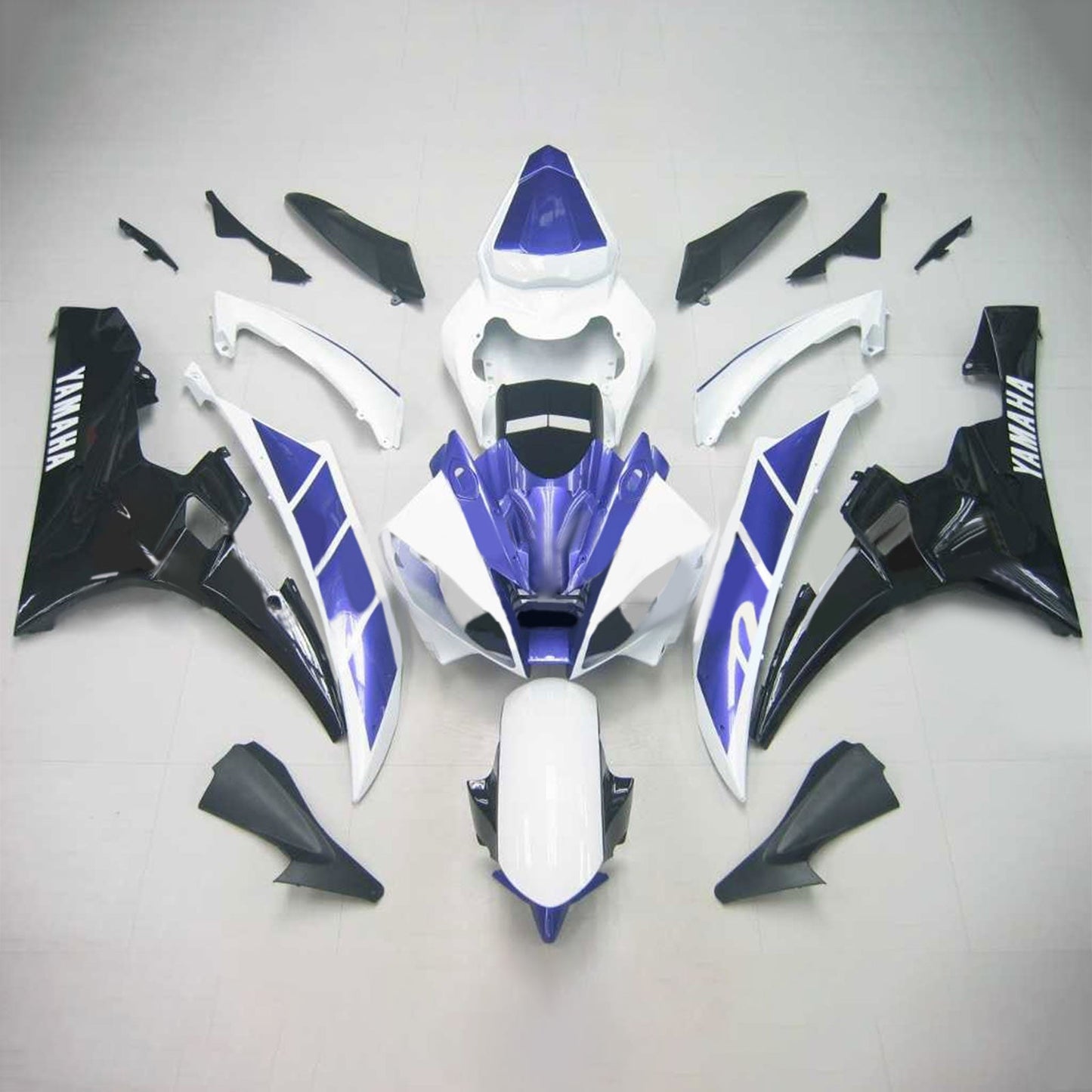 2006-2007 Yamaha YZF 600 R6 Amotopart Injection Fairing Kit Bodywork Plastic ABS #117