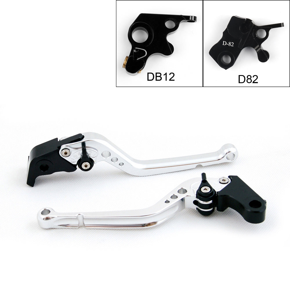 Long Brake Clutch Levers For Ducati 821 MONSTER/Dark/Stripe 2014-2016 Black