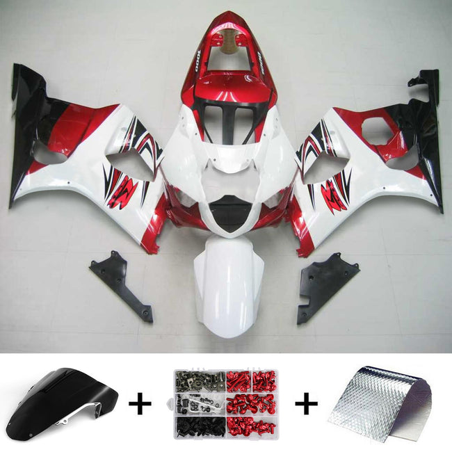 2003-2004 Suzuki GSXR1000 K3 Amotopart Injection Fairing Kit Bodywork Plastic ABS #116