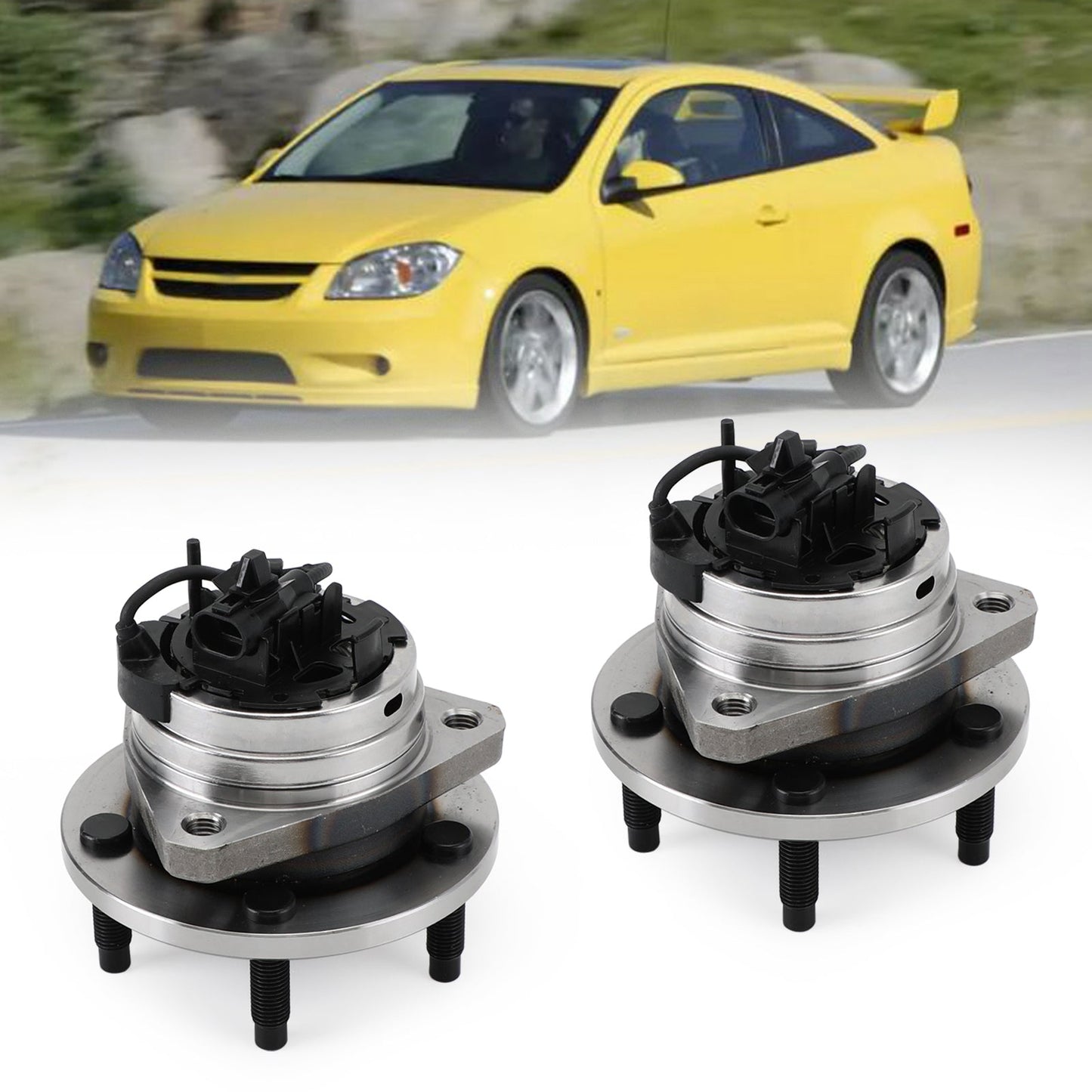 2x Front Wheel Hubs Bearings 513214DA524 For Pontiac G6 Aura Chevy Malibu