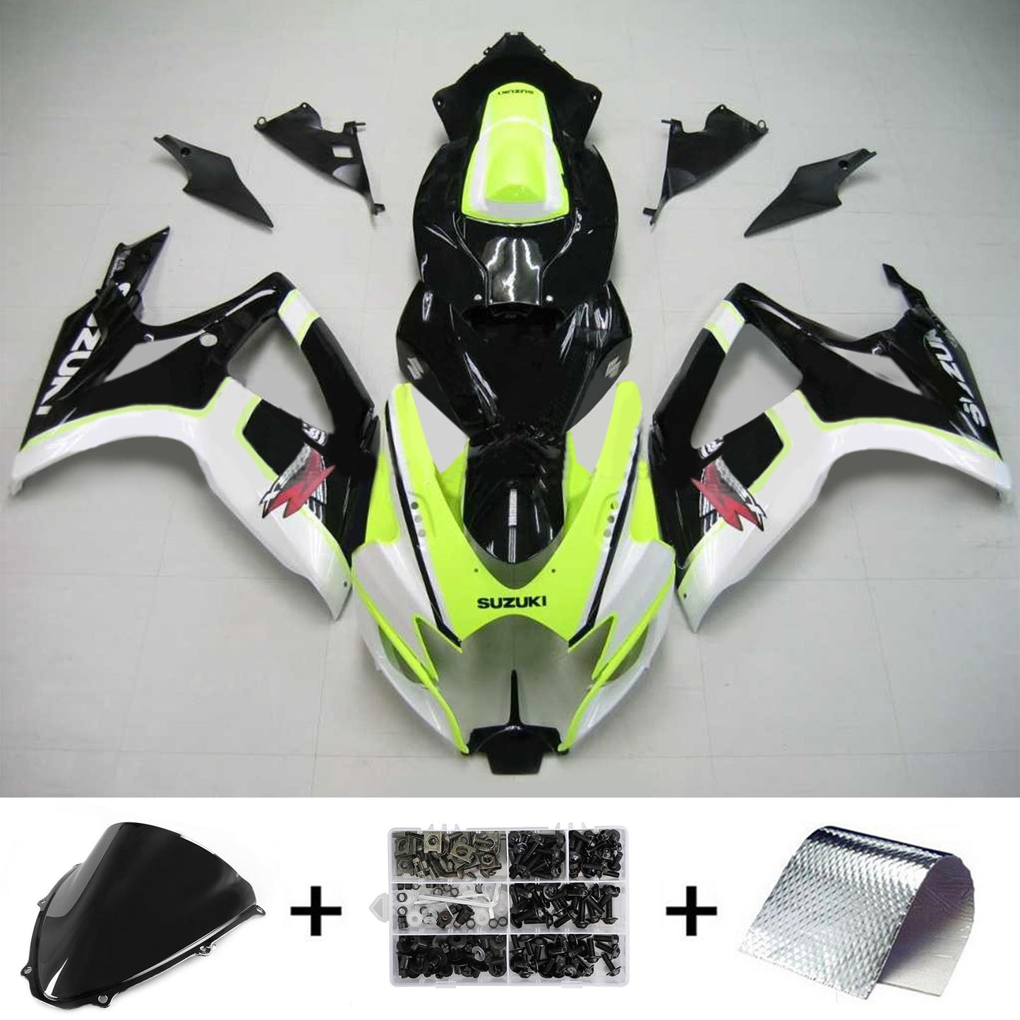 2006-2007 Suzuki GSXR 600/750 K6 Amotopart Injection Fairing Kit Bodywork Plastic ABS #180