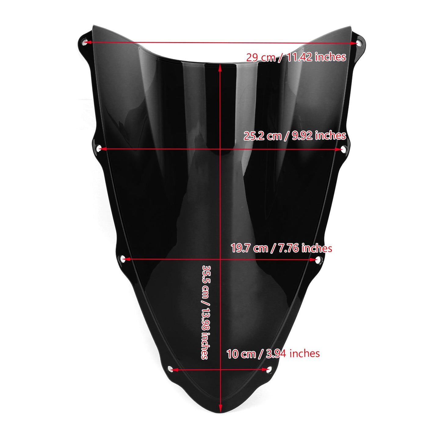 ABS Plastic Motorcycle Windshield WindScreen for Ducati 1299 2015-2020