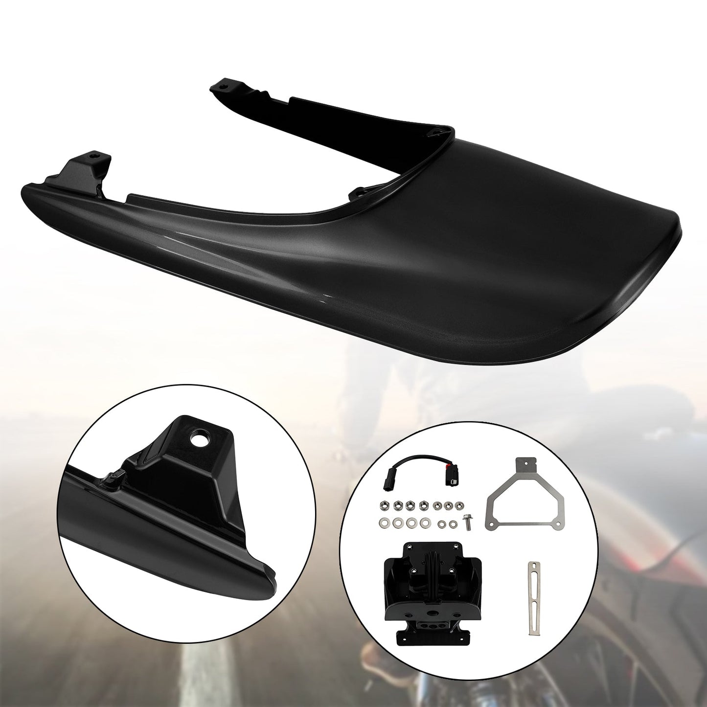 Tail Cowl Fairing+License Plate Bracket fit for Kawasaki Z900RS 2018-2022