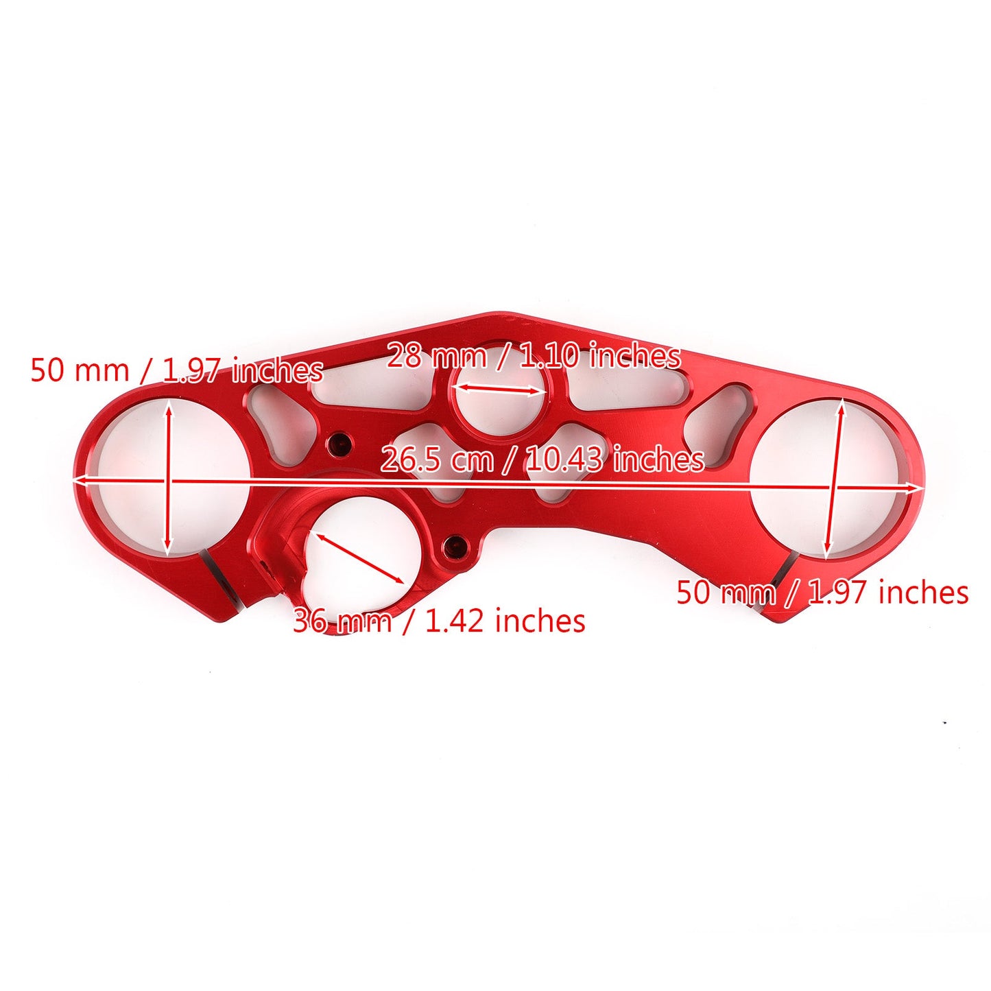 Lowering Triple Tree Front Upper Top Clamp for SUZUKI GSXR 600 750 1000 Black