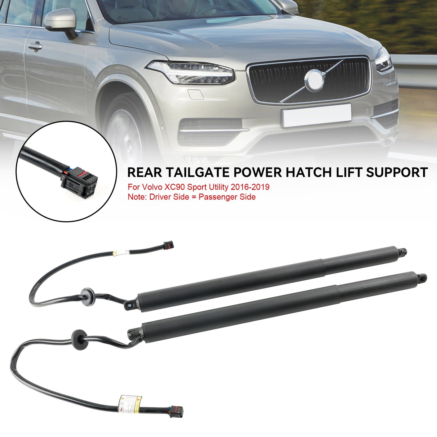 2016-2019 Volvo XC90 Sport Utility 2PCS Rear Tailgate Power Lift Support