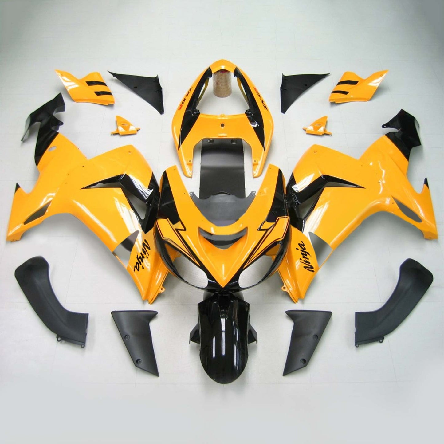 2006-2007 Kawasaki ZX10R Amotopart Injection Fairing Kit Bodywork Plastic ABS #122