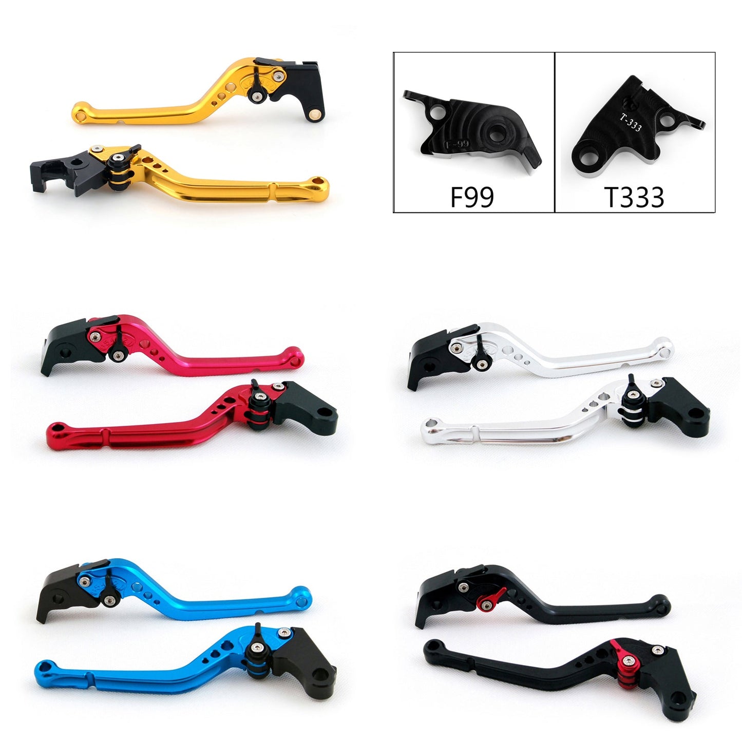 Long Brake Clutch Levers For Triumph DAYTONA 675 R 11-17 SPEED TRIPLE R 12-15