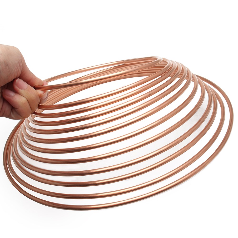 Copper Nickel Brake Line Tubing Kit 3/16 OD 25 Foot Coil Roll All Size Fittings