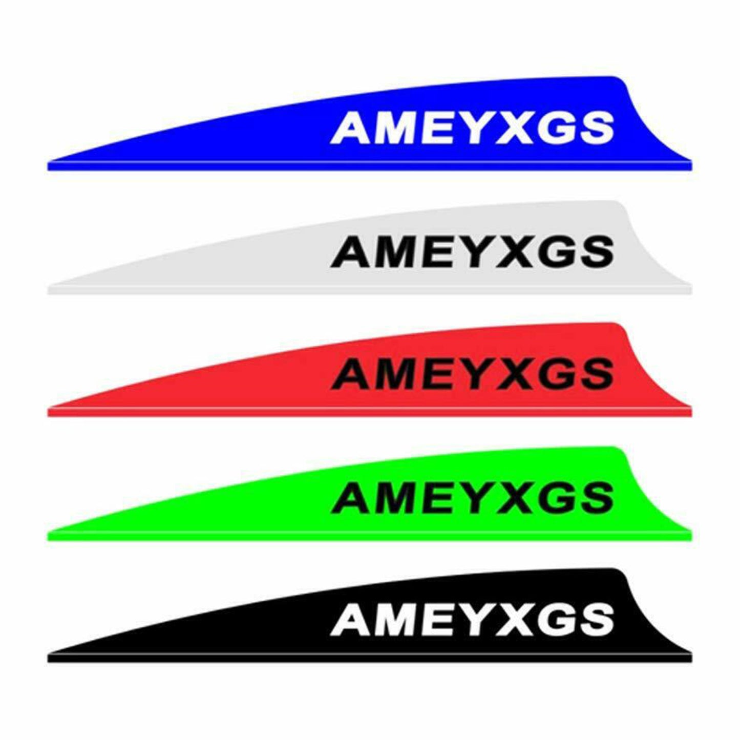 50pcs 2" 3" 4" Archery Plastic Vanes Arrow Feathers Rubber Fletches Fletching