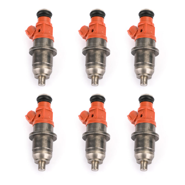 6pcs Fuel Injector 68F-13761-00-00 E7T05071 Fit Yamaha Outboard HPDI 150-200