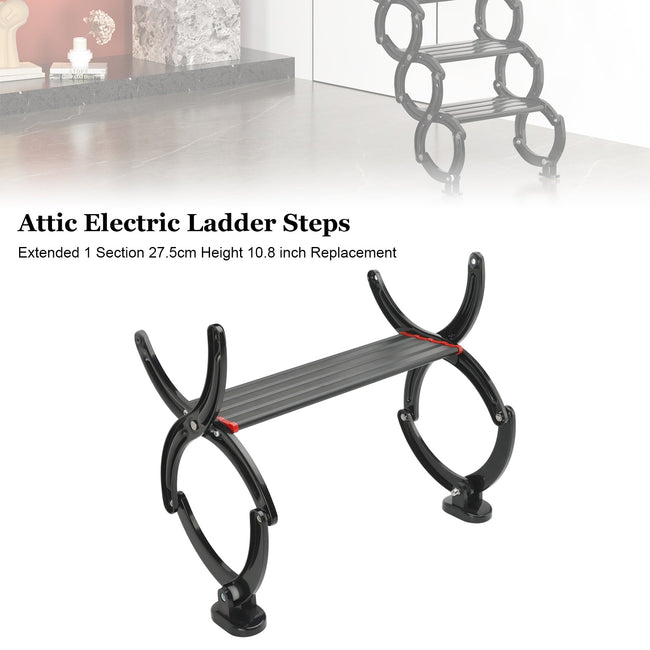 10.8 inch Attic Electric Ladder Steps Extended 1 Section 27.5cm Height Replace