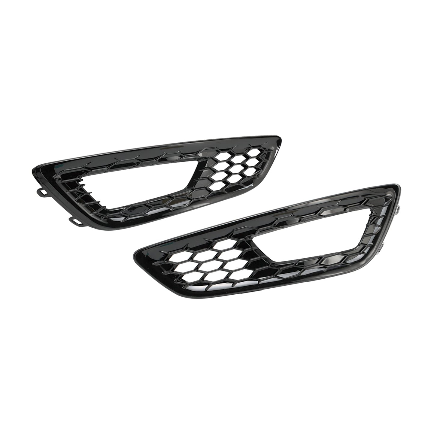 2PCS Front Bumper Fog Light Lamp Cover Bezel Grille fit Ford Focus 2015-2018