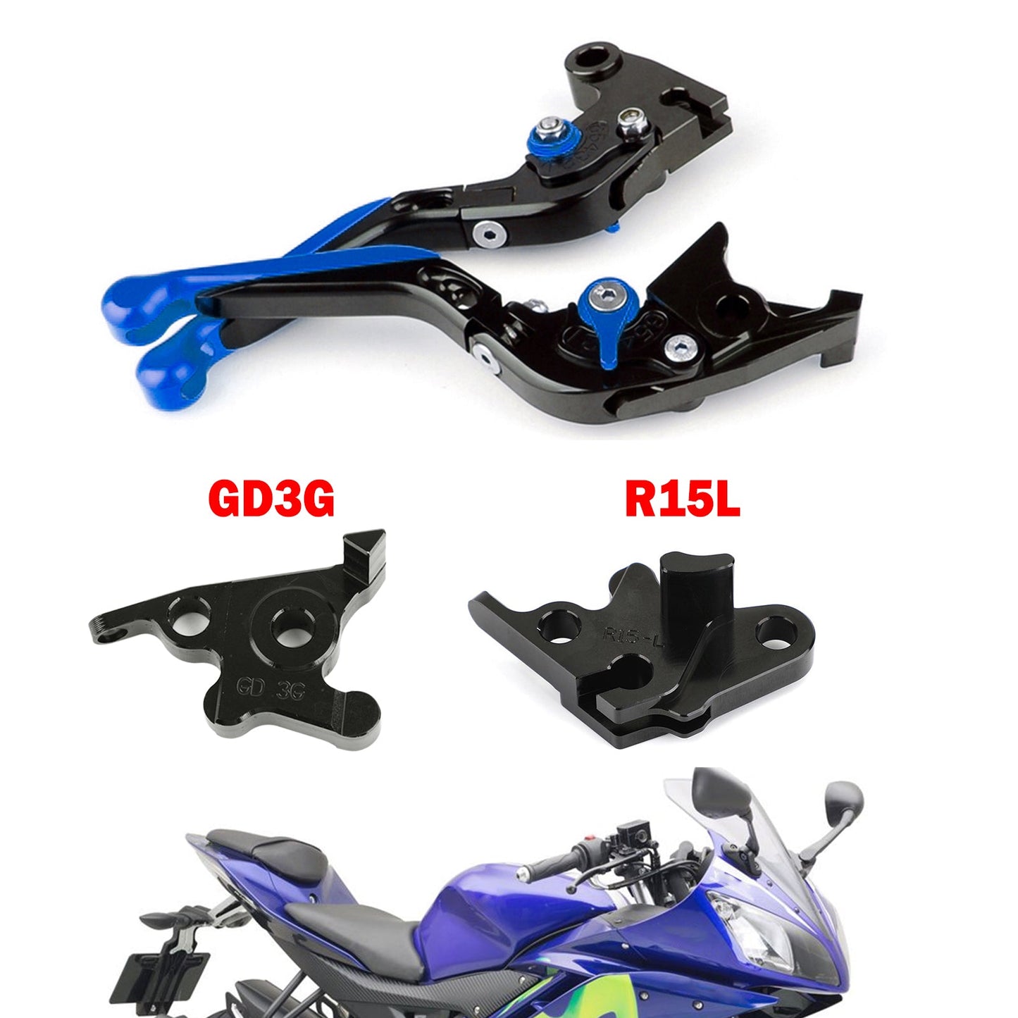 Motorcycle Adjustable Clutch Brake Lever fit for YAMAHA MT125 2017-2020