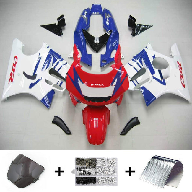 1997-1998 Honda CBR600 F3 Amotopart Injection Fairing Kit Bodywork Plastic ABS #104