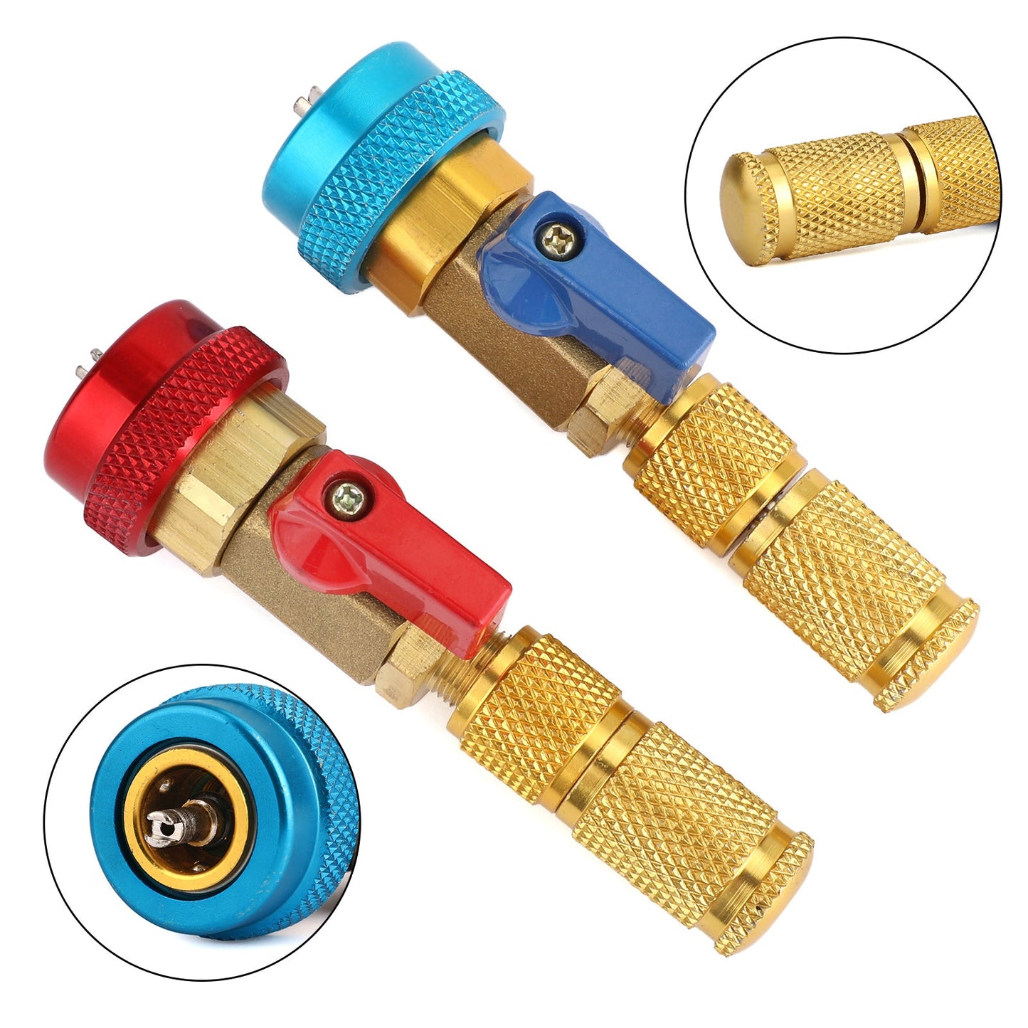 R134A R12 HVAC AC Valve Core High & Low Pressure Quick Remover Install Tool