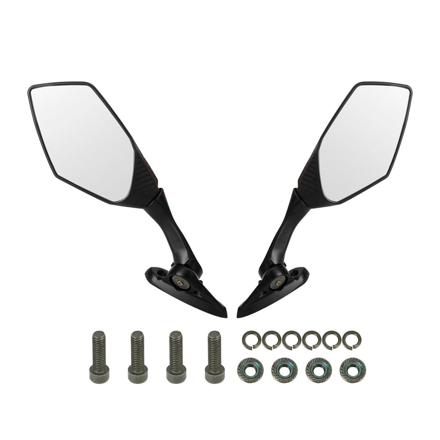 Rearview Mirror Short Stem LH & RH For Yamaha YZF-R3 YZF R3 R25 ABS 2015-2021