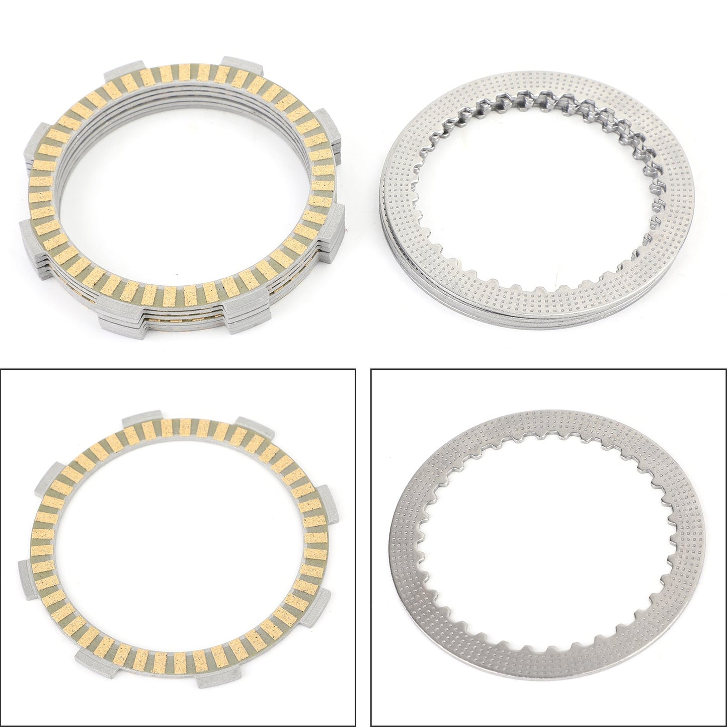 Clutch Plate Kit - Friction & Steel Plates For Kawasaki KX100 1998-2018 KX80 1998-2000 KX85 2001-2018 KX85 KX85-II 2001-2018