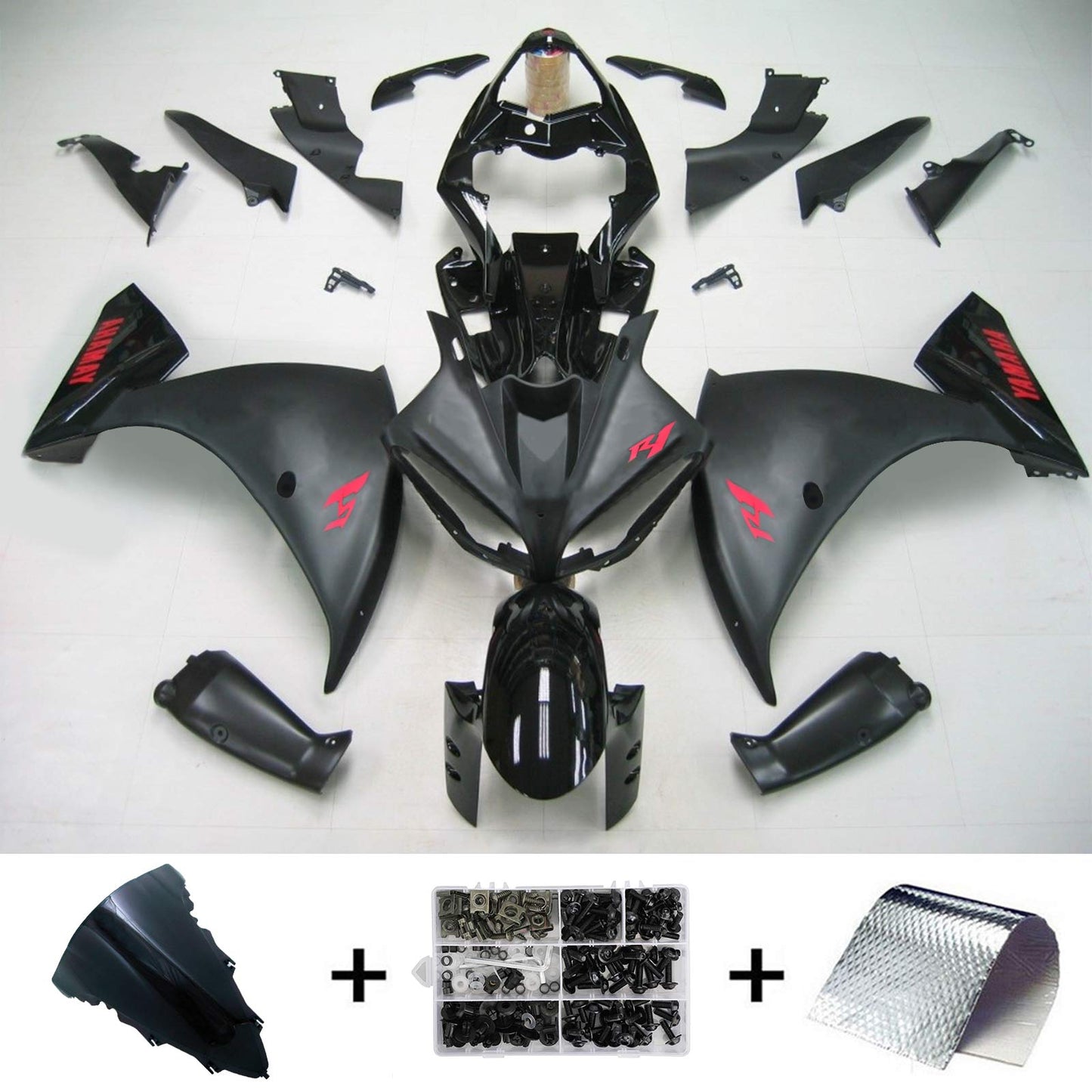 2012-2014 Yamaha YZF 1000 R1 Injection Fairing Kit Bodywork Plastic ABS #122