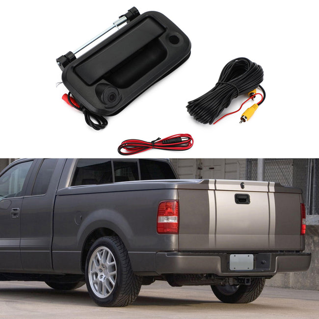 Trucks Tailgate Handle Mount Backup Rear View Camera For Ford F150 2004-2014