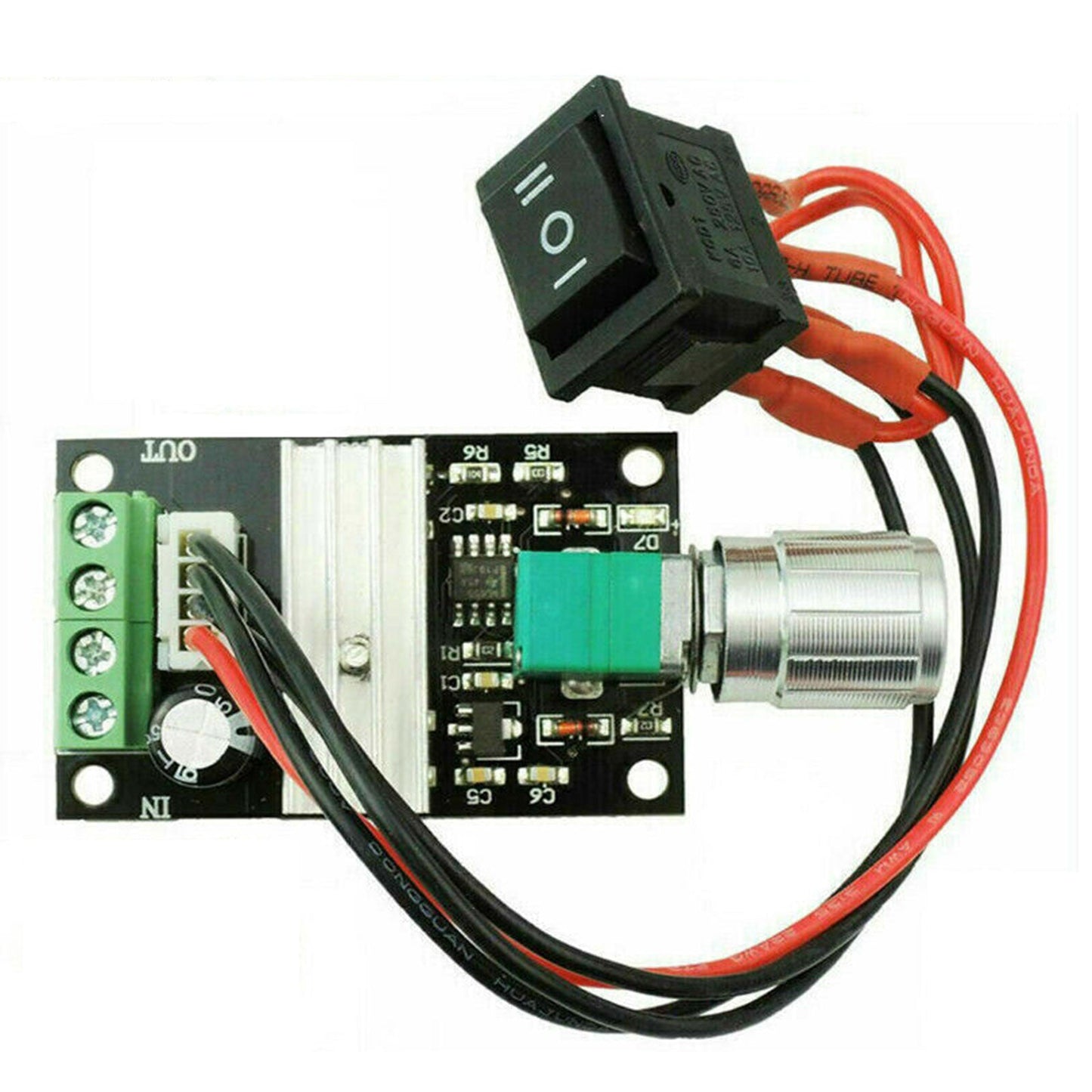 DC Motor Speed Switch Controller 3A 10V 12V 24V Control Reversible PWM Regulator