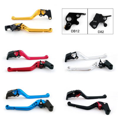 Long Brake Clutch Levers For Ducati 821 MONSTER/Dark/Stripe 2014-2016 Black