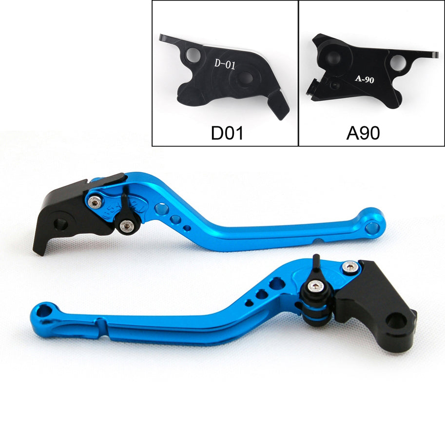 Long Brake Clutch Levers For KTM 1190 Adventure/R 2013-2016 2015 Black