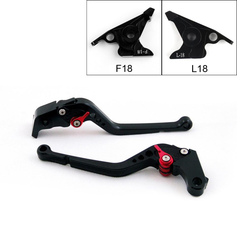 Long Brake Clutch Levers For BMW C650GT 2012-15 KYMCO Xciting 250 300 400 Black