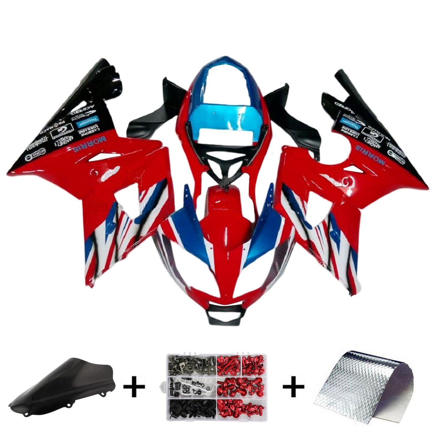 2002-2005 Triumph Daytona 600 650 Fairing Kit Bodywork Plastic ABS