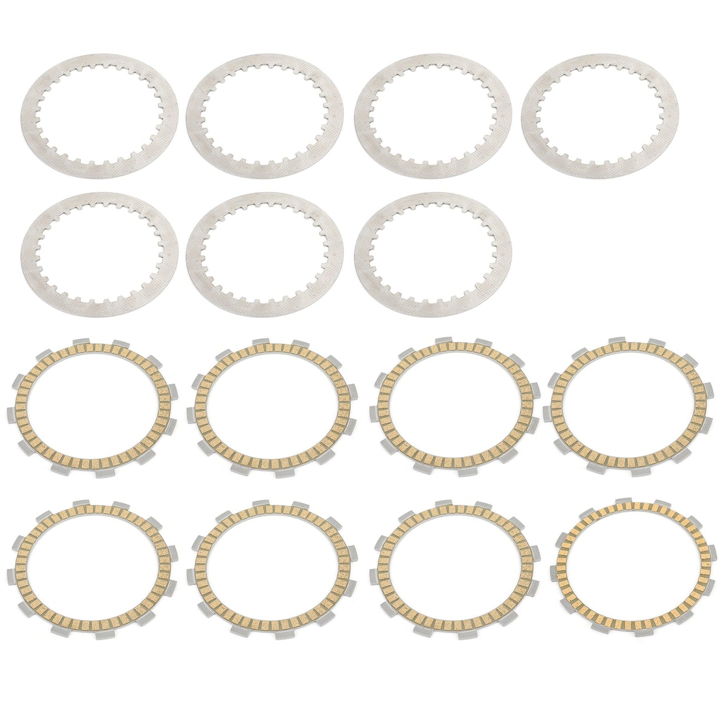 Clutch Plate Kit - Friction & Steel Plates For Suzuki GSX600 GSX750F Katana GSF650 Bandit GSF650S Bandit S