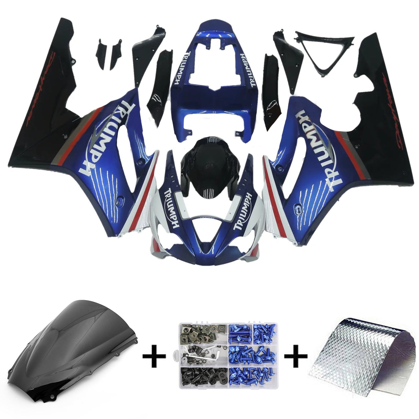 2006-2008 Triumph Daytona 675 Fairing Kit Bodywork Plastic ABS