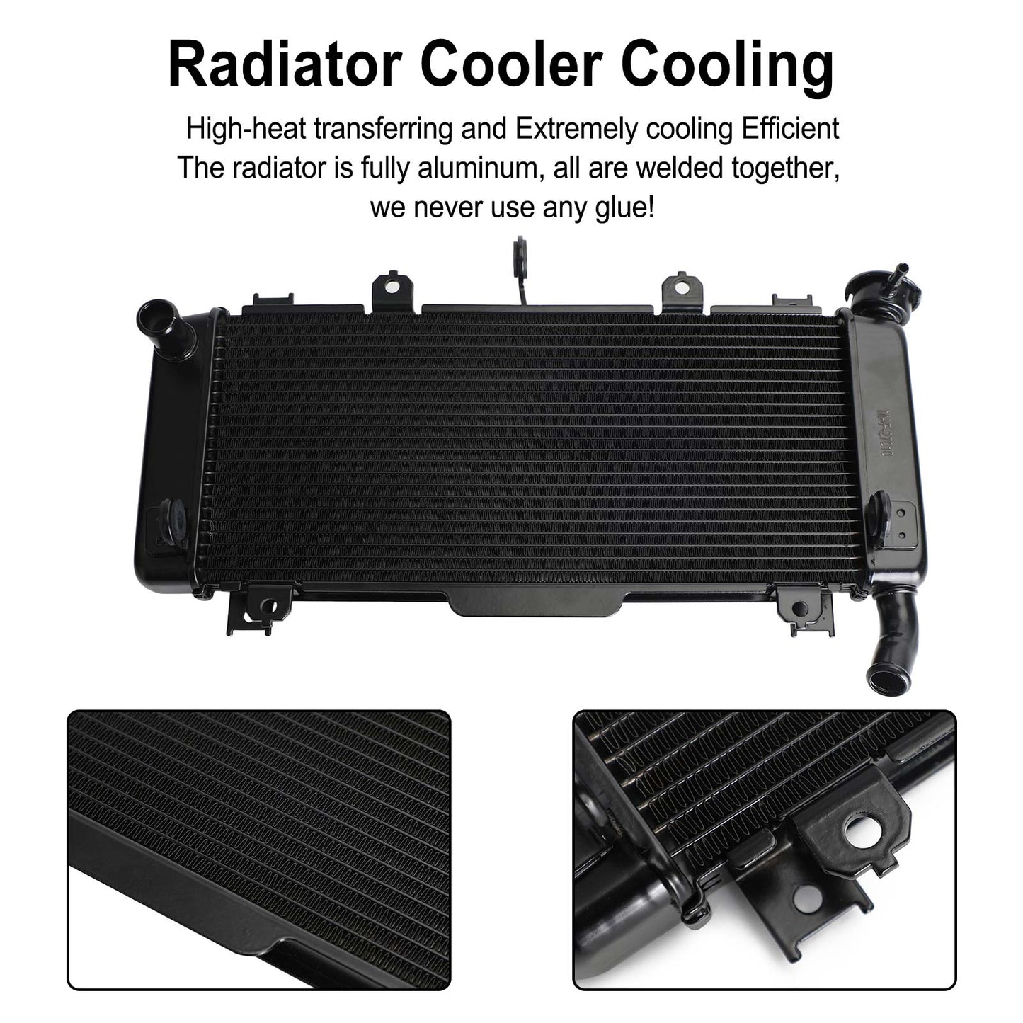 Radiator Cooler Cooling Fit For Kawasaki Ninja 650 Z650 ER650 2017-2021
