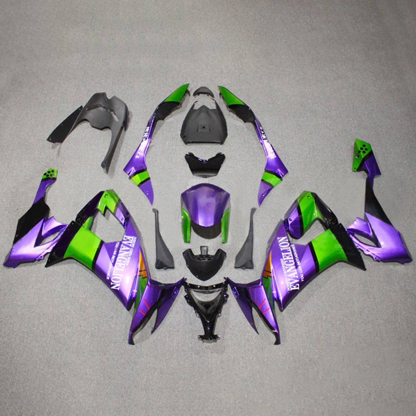 2008-2010 Kawasaki ZX10R Injection Fairing Kit Bodywork Plastic ABS#124