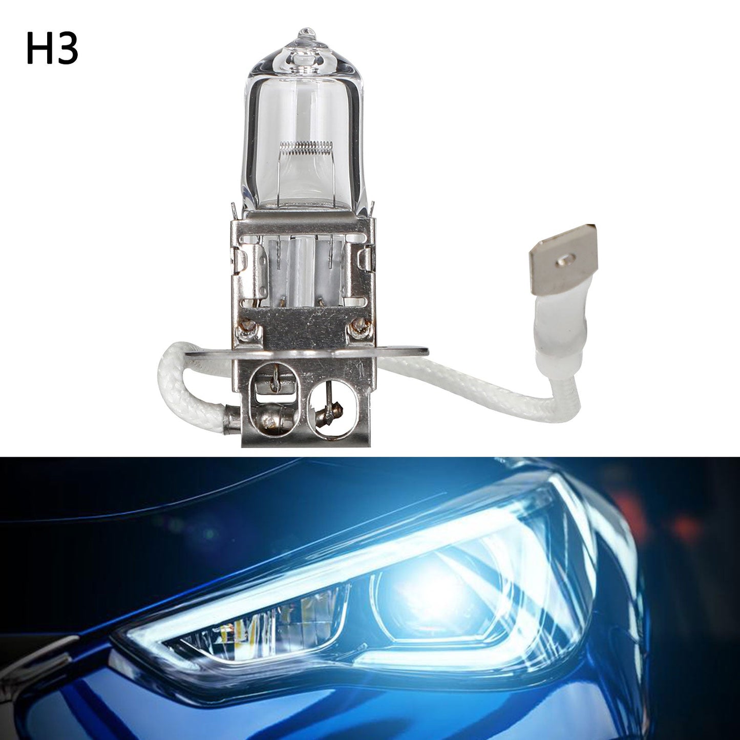 H3 For OSRAM CLASSIC Car Headlight Lamp PK22s 12V55W 64151
