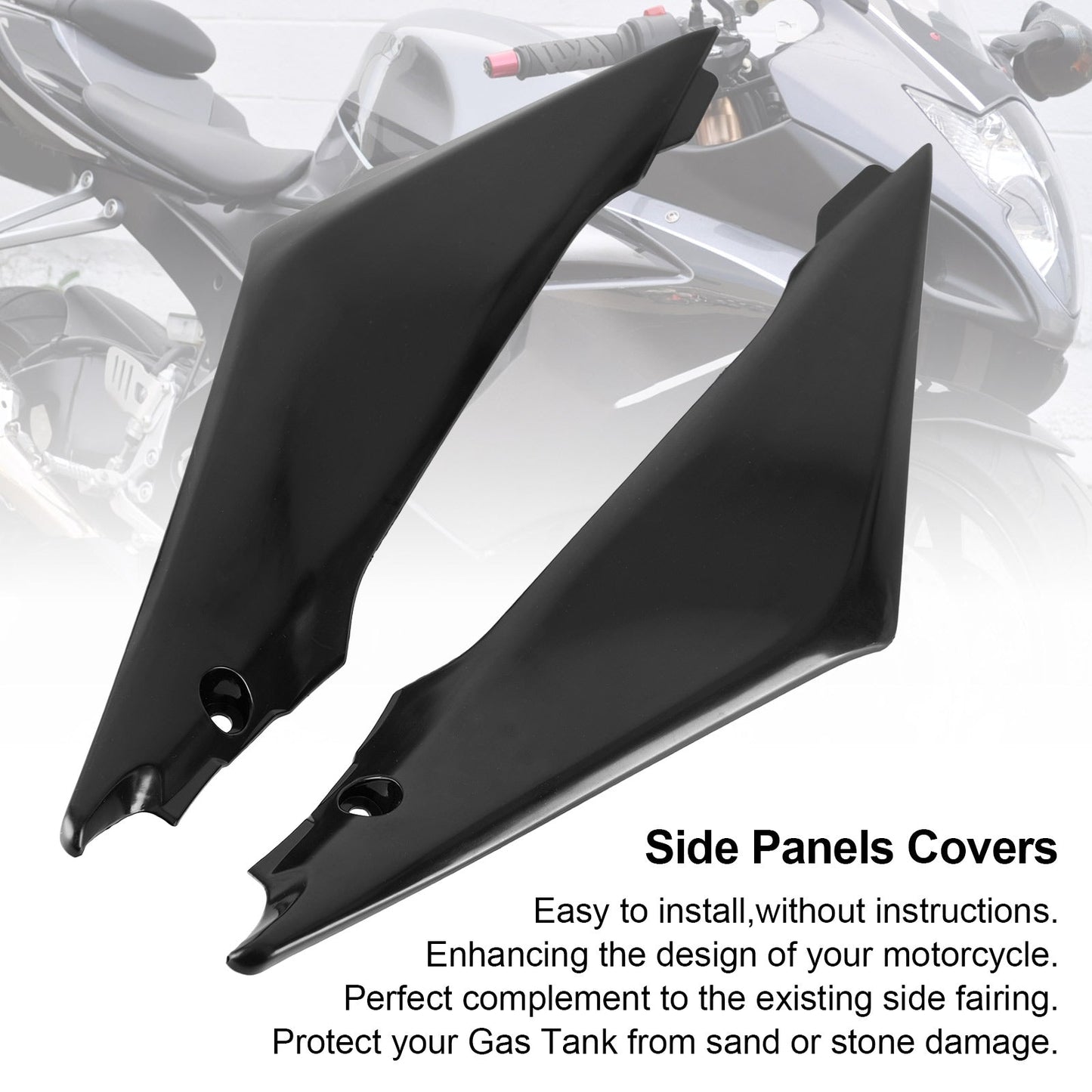 Gas Tank Side Trim Cover Panel Fairing Cowl For Suzuki GSXR1000 2005-2006 K5