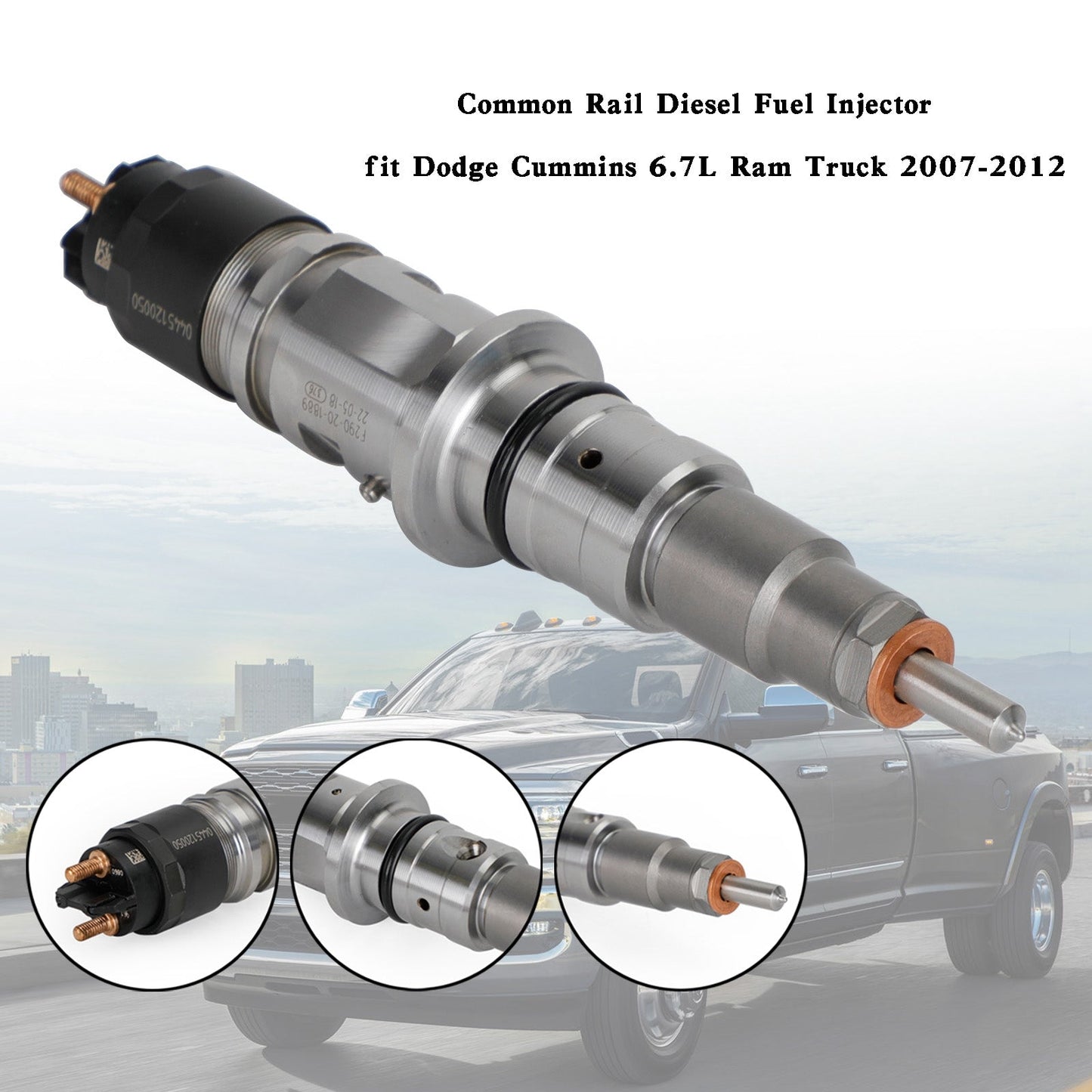 1PCS Common Rail Diesel Fuel Injector fit Dodge Cummins 6.7L Ram Truck 2007-2012