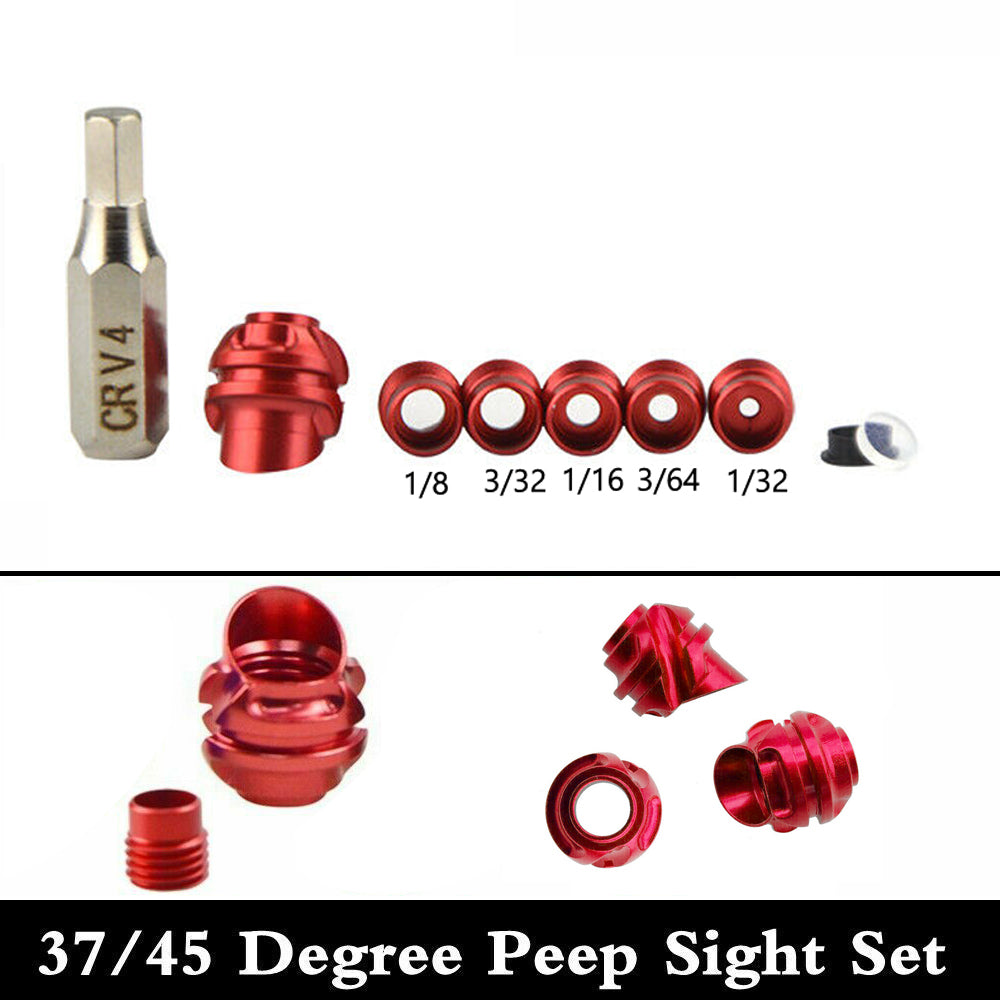 Kit Clarifier Bow Housing 37/45 Inner Degree Lens Core Sight Compound Peep