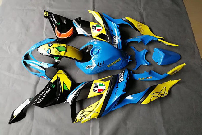 2009-2012 Kawasaki ZX6R 636 Injection Fairing Kit Bodywork Plastic ABS #127