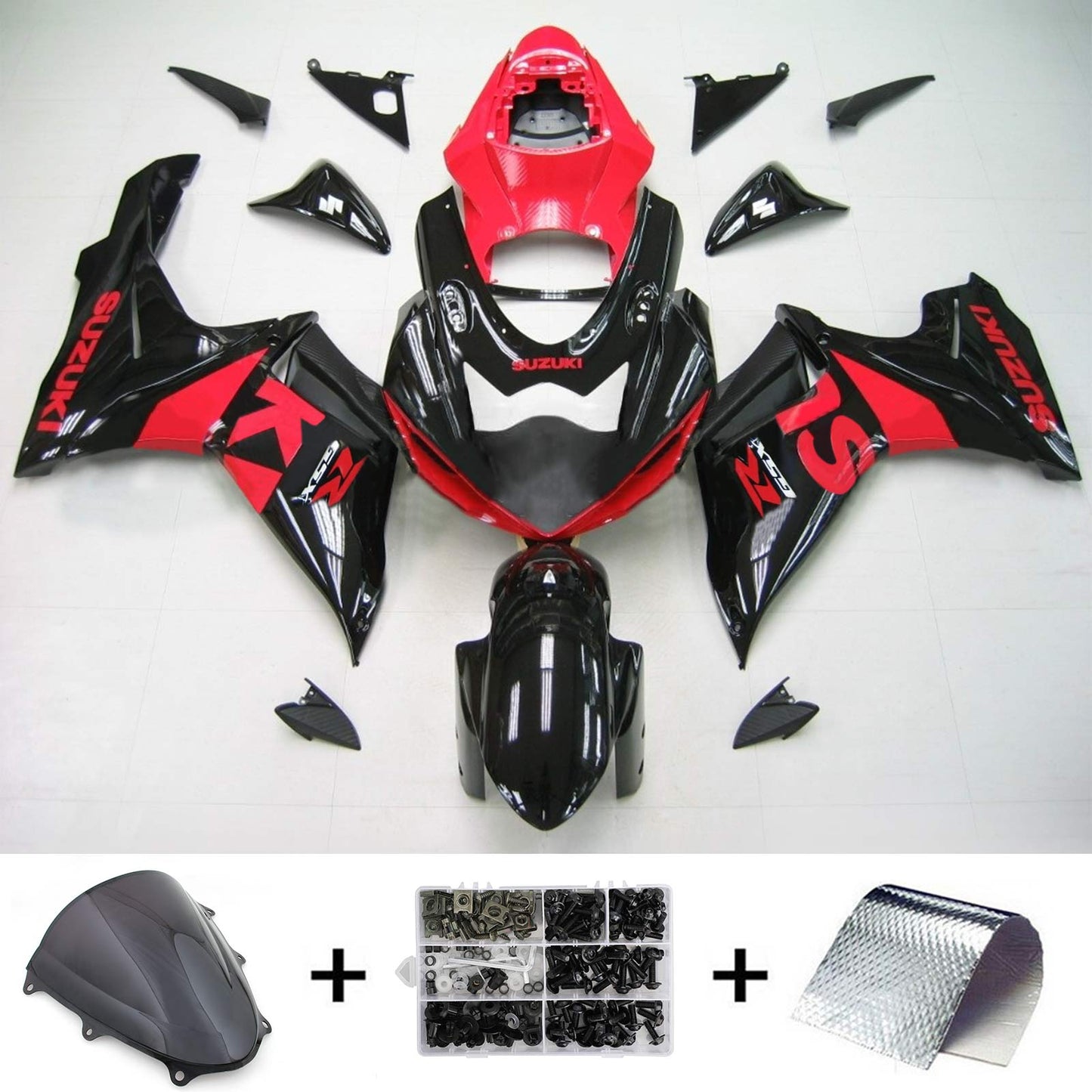 2011-2024 Suzuki GSXR 600/750 K11 Amotopart Injection Fairing Kit Bodywork Plastic ABS #101