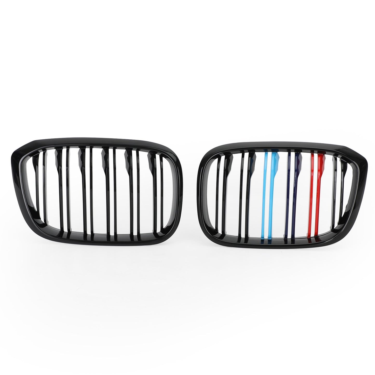 2PCS M-Color Kidney Grill Grille 51138469959 fit BMW G01 X3 G02 X4 Gloss Black