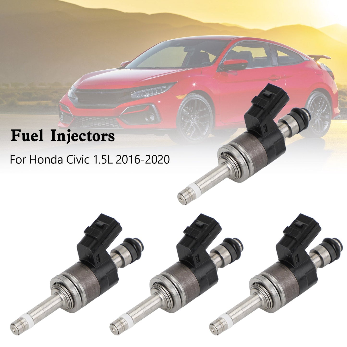 Honda Civic 1.5L 2016-2020 16010-59B-305 4PCS Fuel Injectors 16010-59B-315