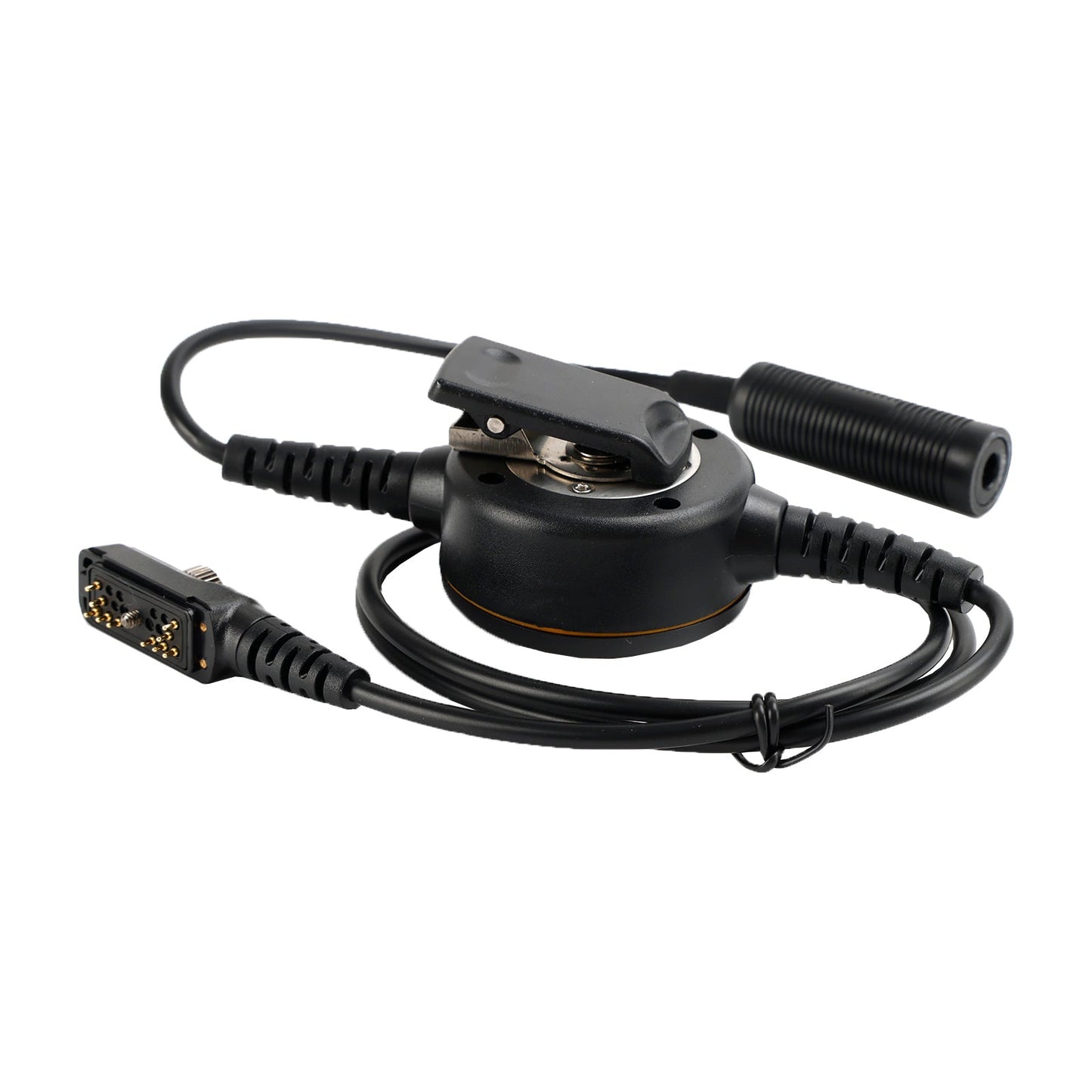 Tactical Throat Tube Mic 7.1mm Plug Headset For Hytera PD780/700/580/788/782/785