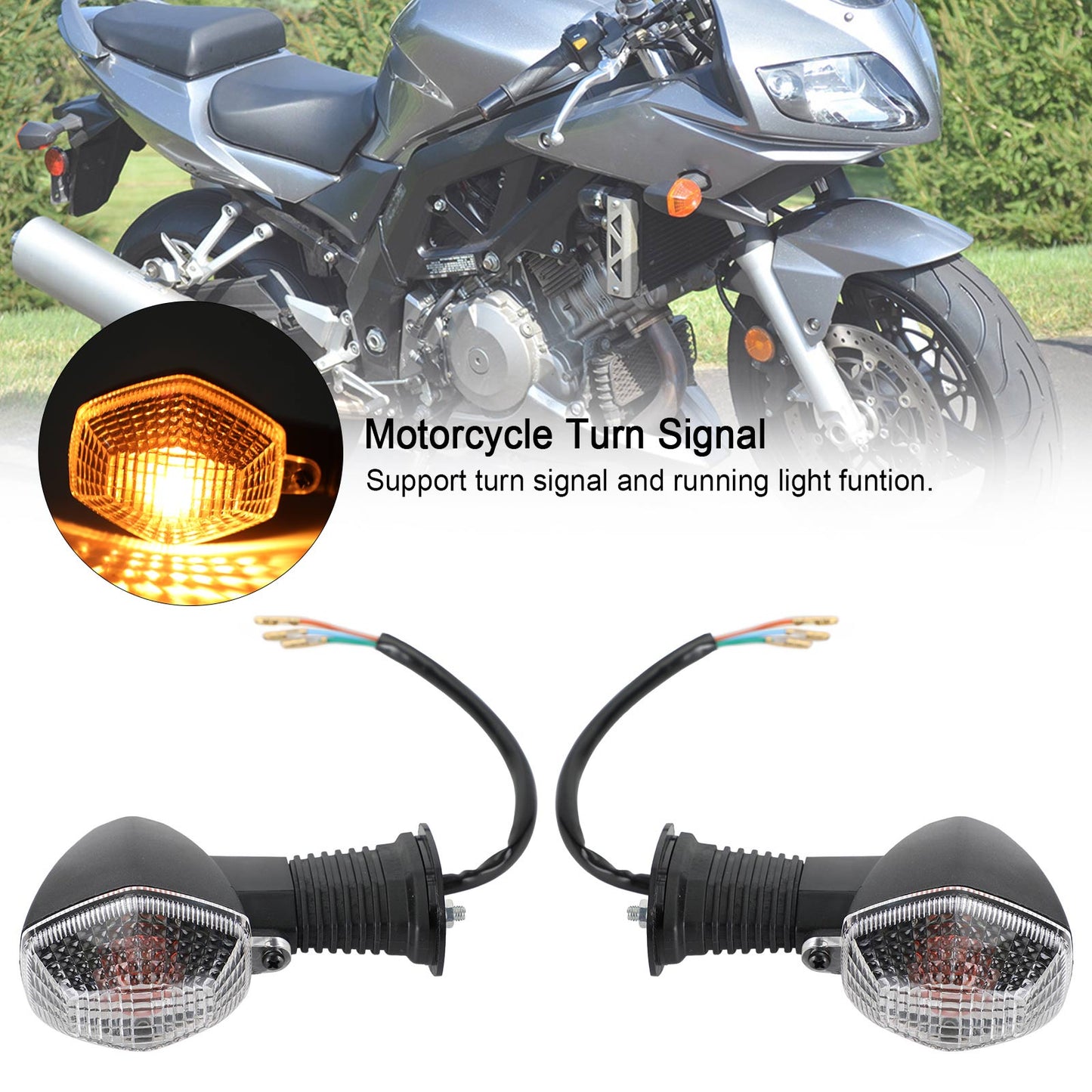 Suzuki DL650 DL1000 V-Strom DL Turn Signal Blinker Indicator Lights Amber