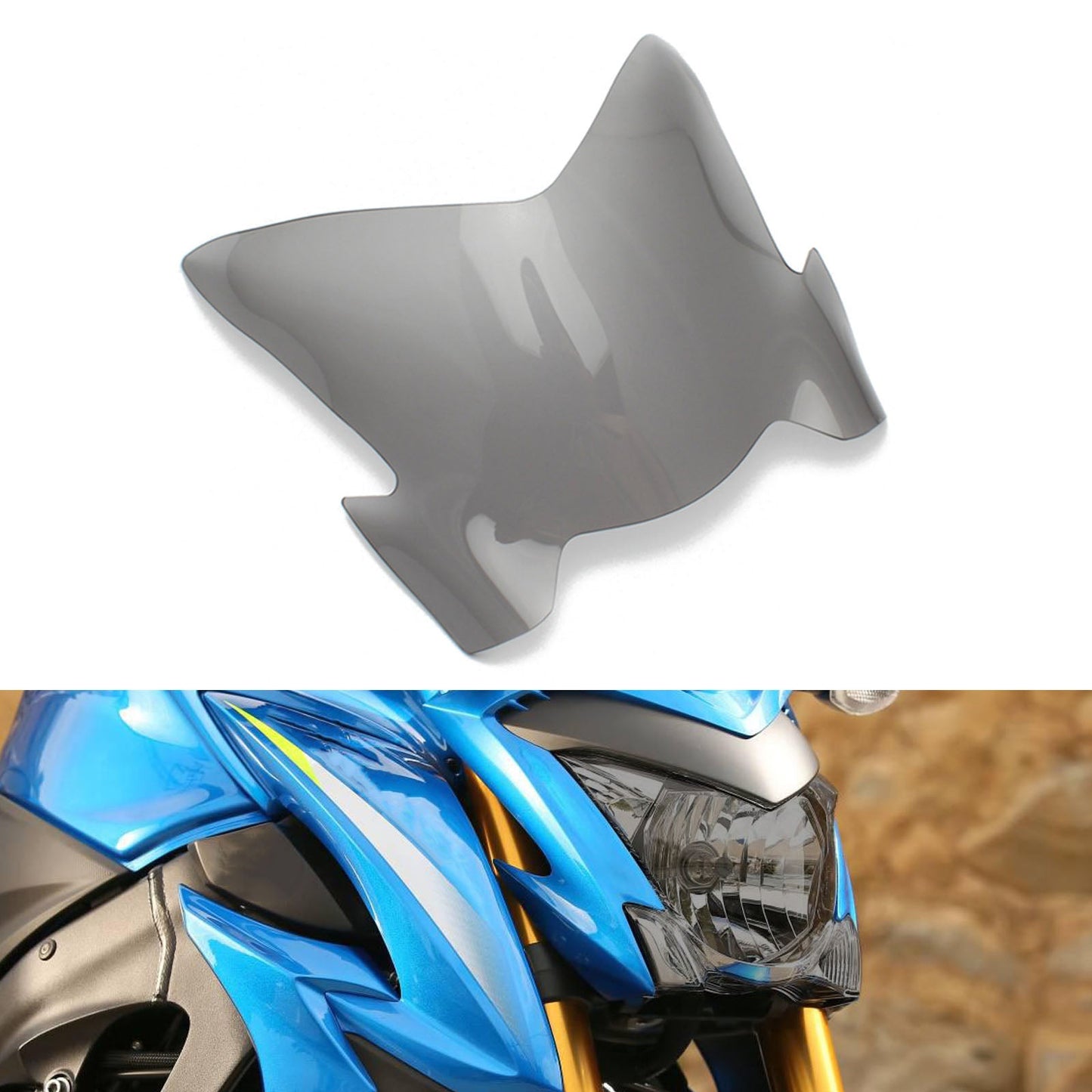 Front Headlight Lens Protection Cover Clear Fit For Suzuki Gsx-S 1000 2017-2021