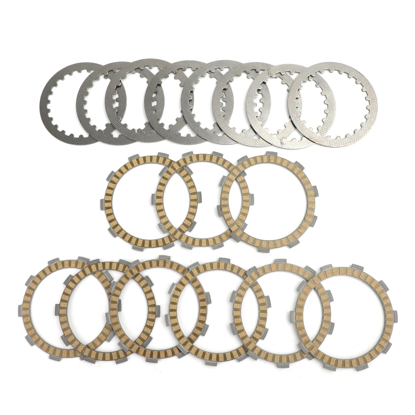 Clutch Plate Kit - Friction & Steel Plates For Yamaha FZR400RR FZR400RR-SP 1992 1994 FZR500 FZR500 Genesis 1989-1993 FZR600 Genesis 1989-1999