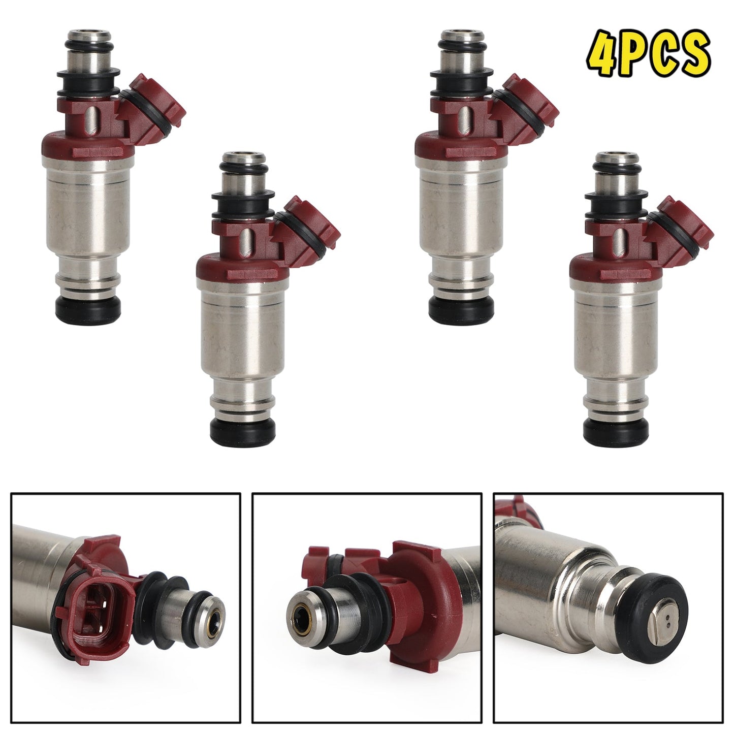 4PCS Fuel Injectors 23250-16160 Fit Corolla Celica & Geo Prizm 1.8L I4 1993-1997