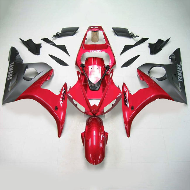 2005 Yamaha YZF 600 R6 Injection Fairing Kit Bodywork Plastic ABS #135