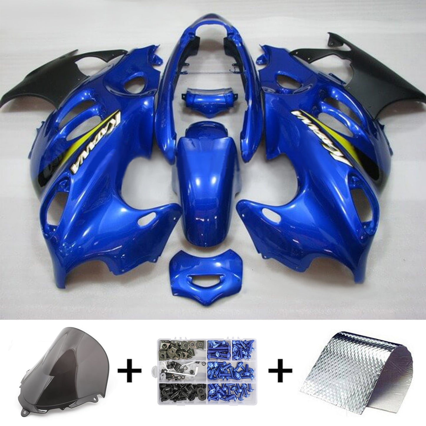 2005-2006 Suzuki Katana GSXF600 GSXF750 Amotopart Injection Fairing Kit Bodywork #114