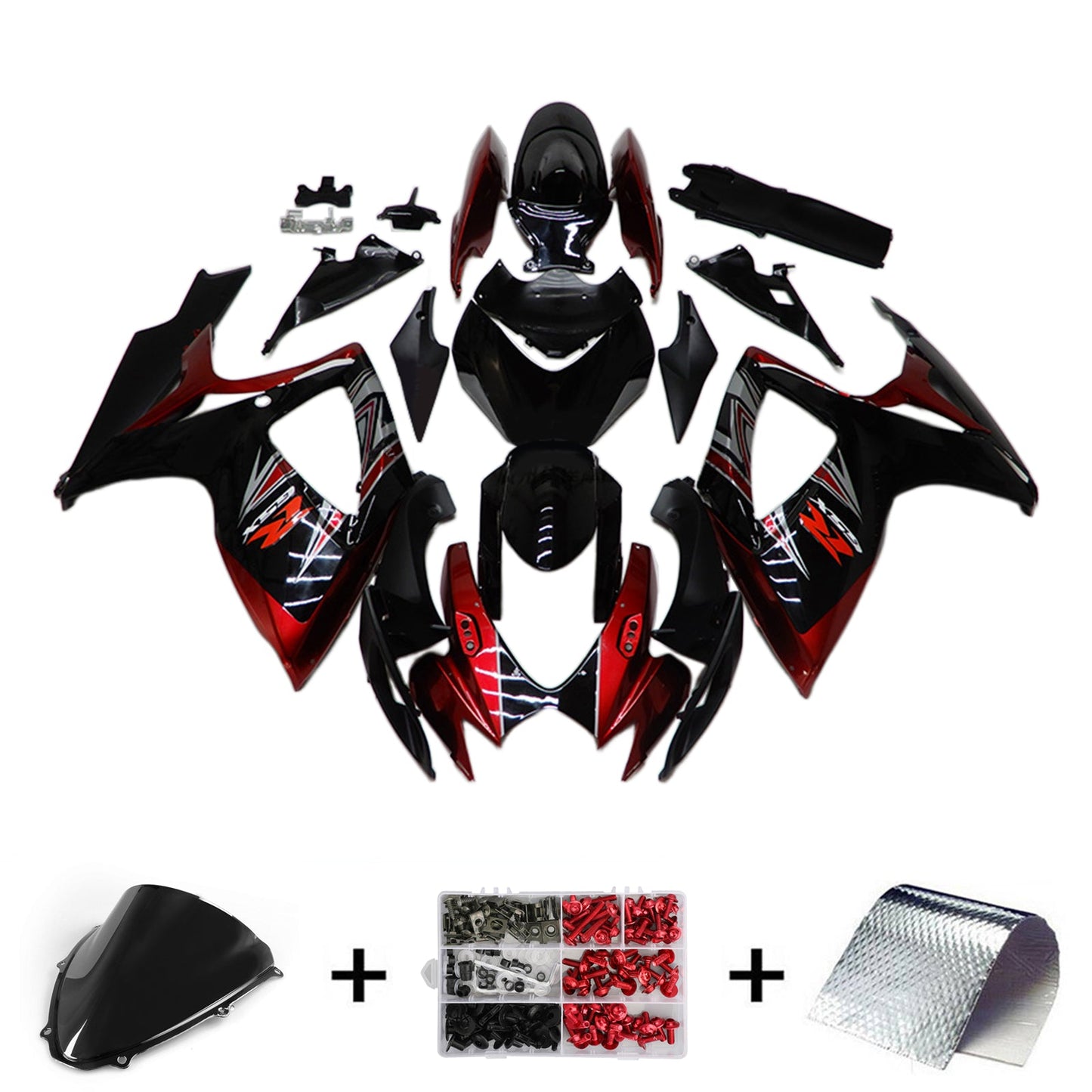 2006-2007 Suzuki GSXR 600/750 K6 Fairing Kit Bodywork Plastic ABS