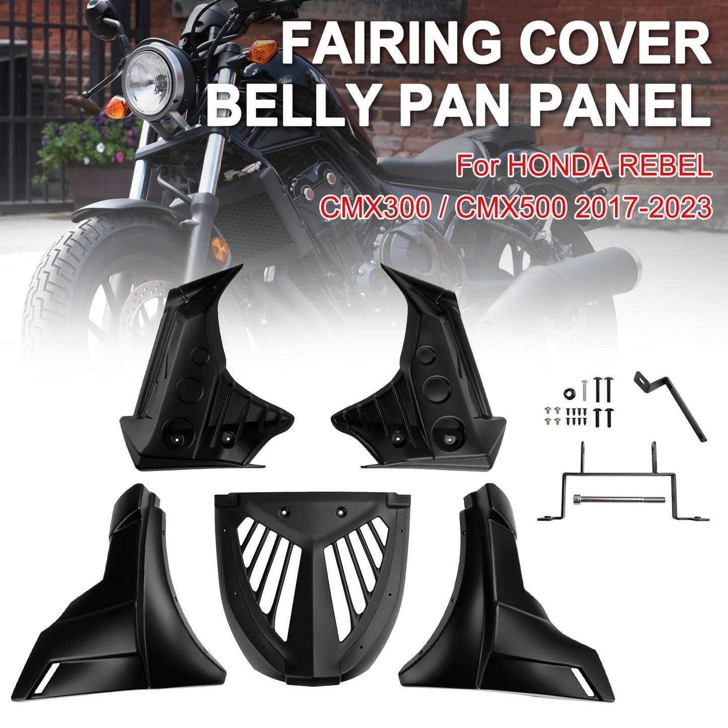 Honda Rebel CMX 300 2017-2023 Fairing Cover Belly Pan Panel Engine Guard