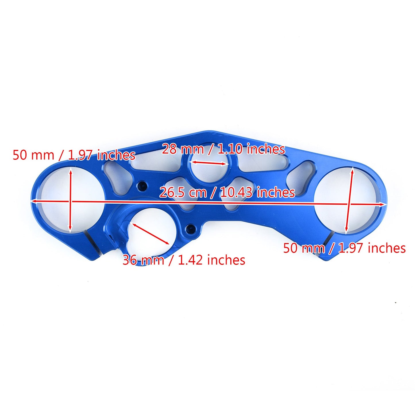Lowering Triple Tree Front Upper Top Clamp for SUZUKI GSXR 600 750 1000 Black